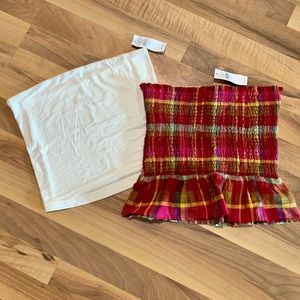 🎁NWT 2 cute American Eagle tube tops.